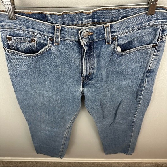 Levi's Vintage 505 Straight Leg Denim Jeans Size 12 - Picture 13 of 14